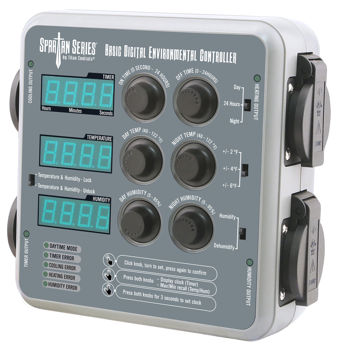 Titan Controls® Spartan Series® Basic Digital Environmental Controller