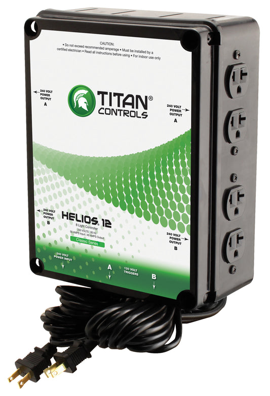 Titan Controls® Helios® 12 - 8 Light 240 V Controller with Dual Trigger Cords