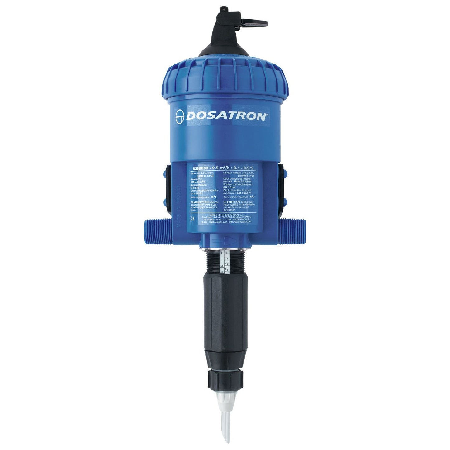 Dosatron Water Powered 11 GPM Dosers – D25 Series