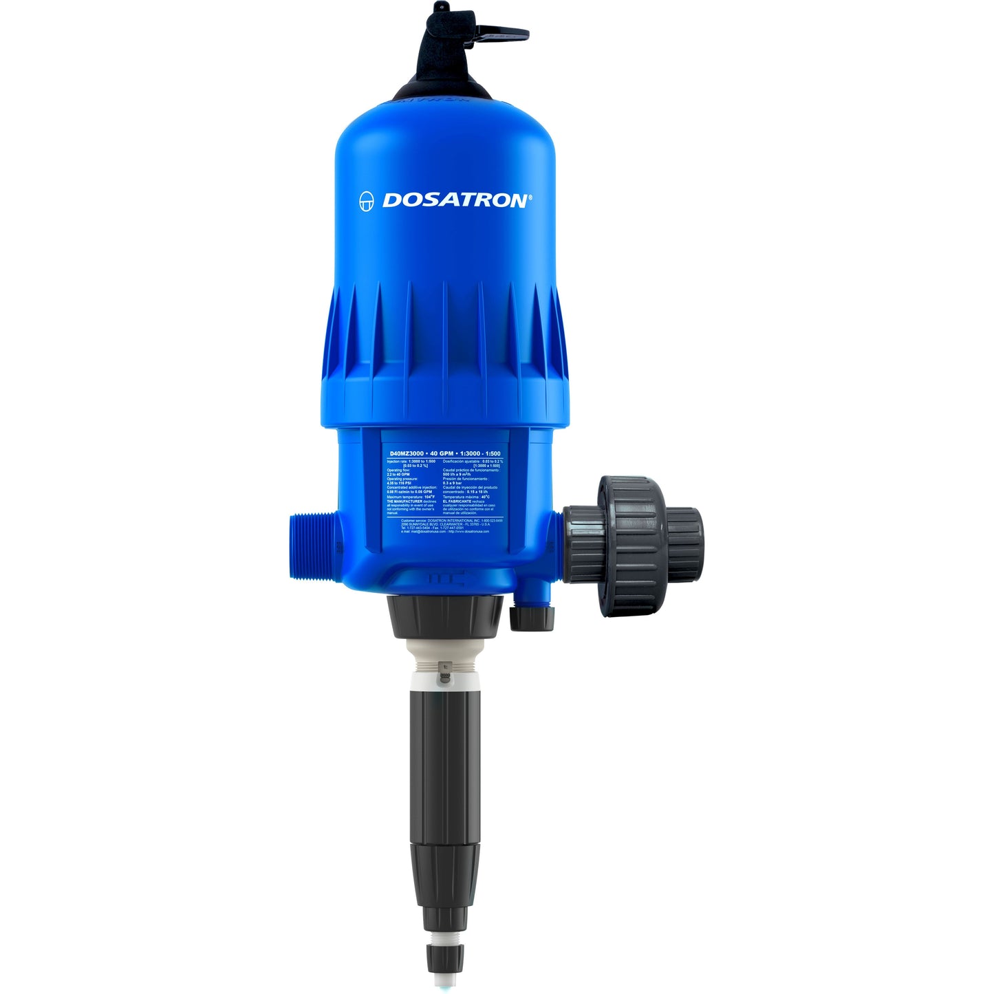 Dosatron Water Powered 40 GPM Dosers – D40 Hi-Flo Series