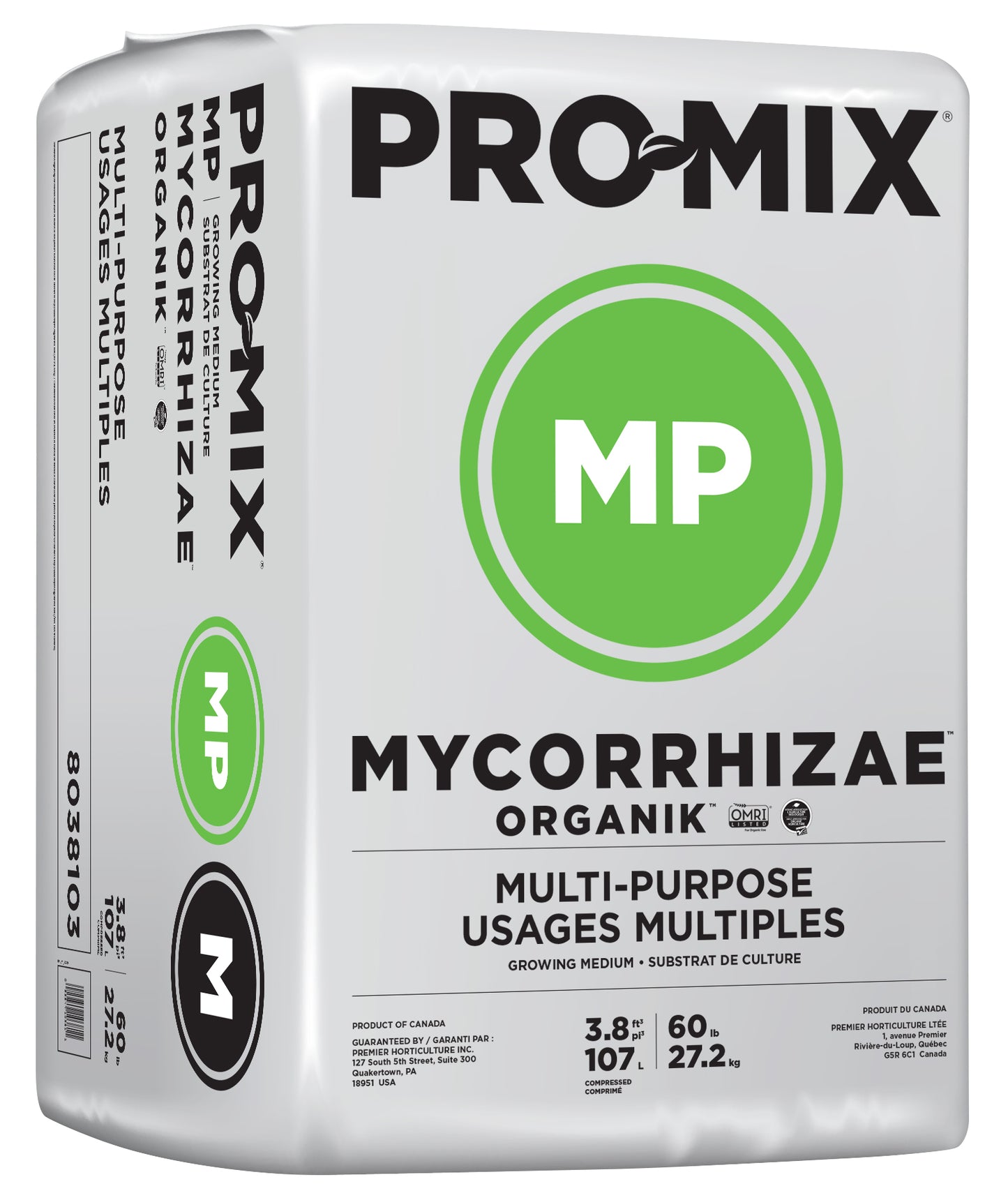 Premier Tech Pro-Mix® MP Mycorrhizae Organik™ (Pallet of 30)