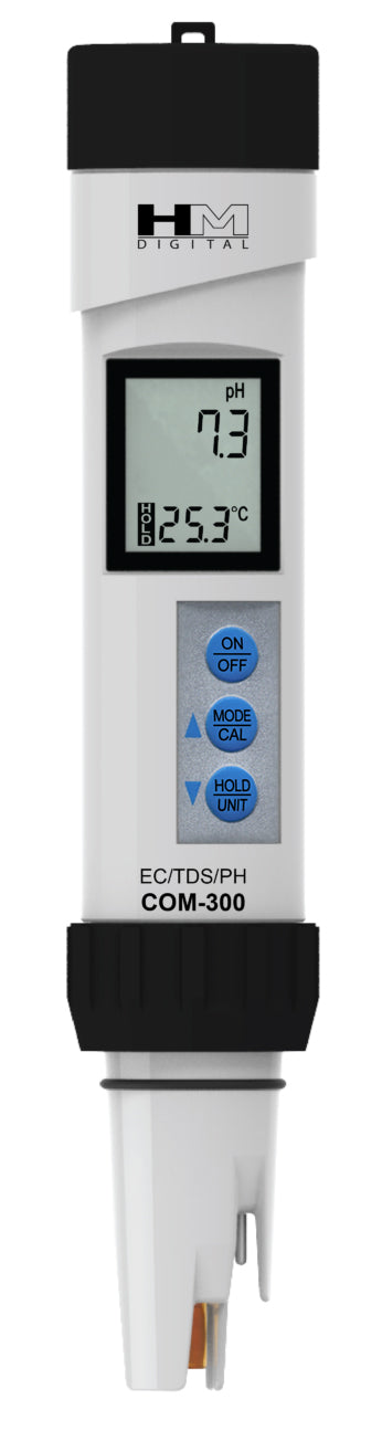 HM Digital™ pH/TDS/EC/Temp Meter Model COM-300