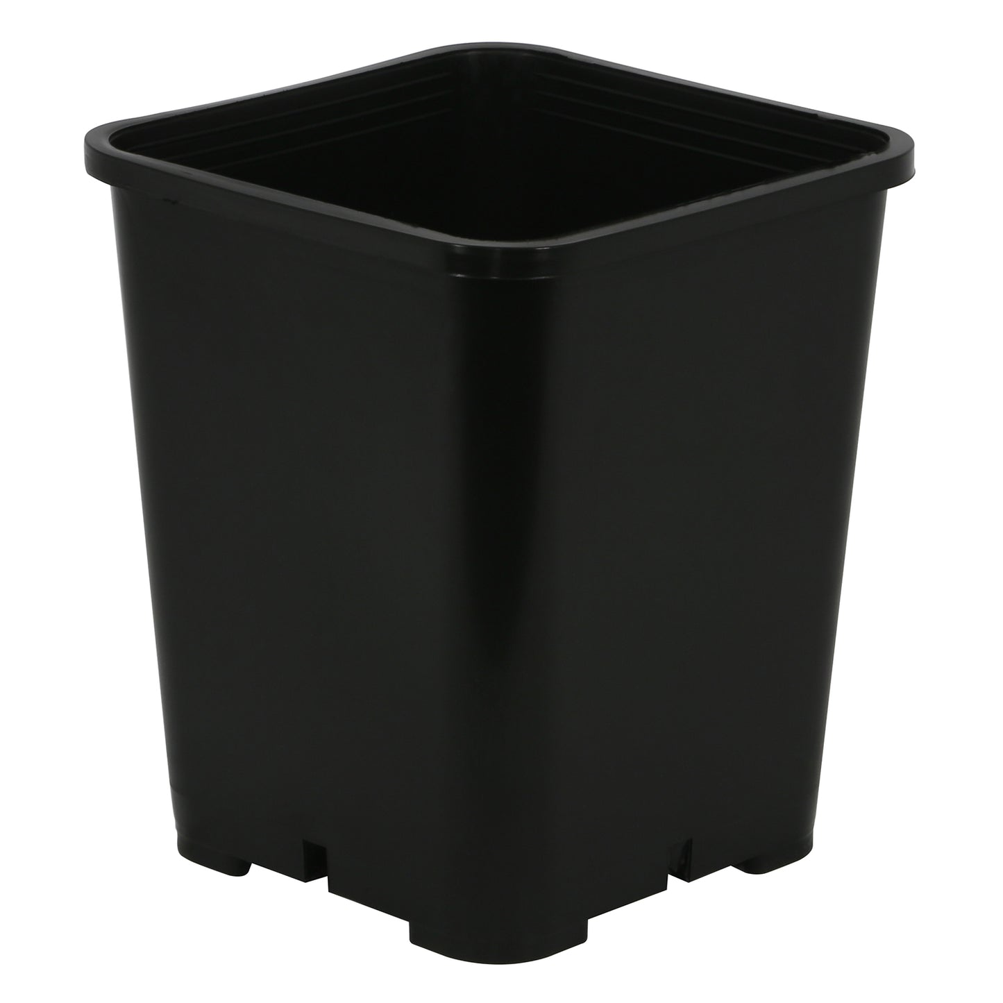 Gro Pro® Premium Square Black Plastic Pots