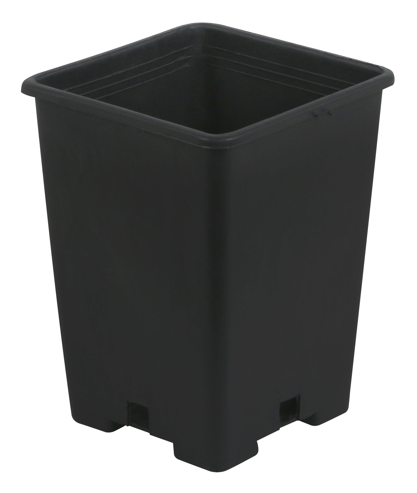 Gro Pro® Black Plastic Square Pots