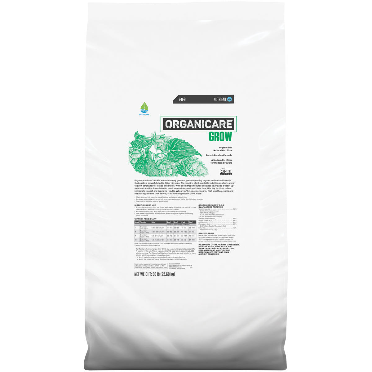 Botanicare Line Botanicare Organicare Grow – Cultivate Supply