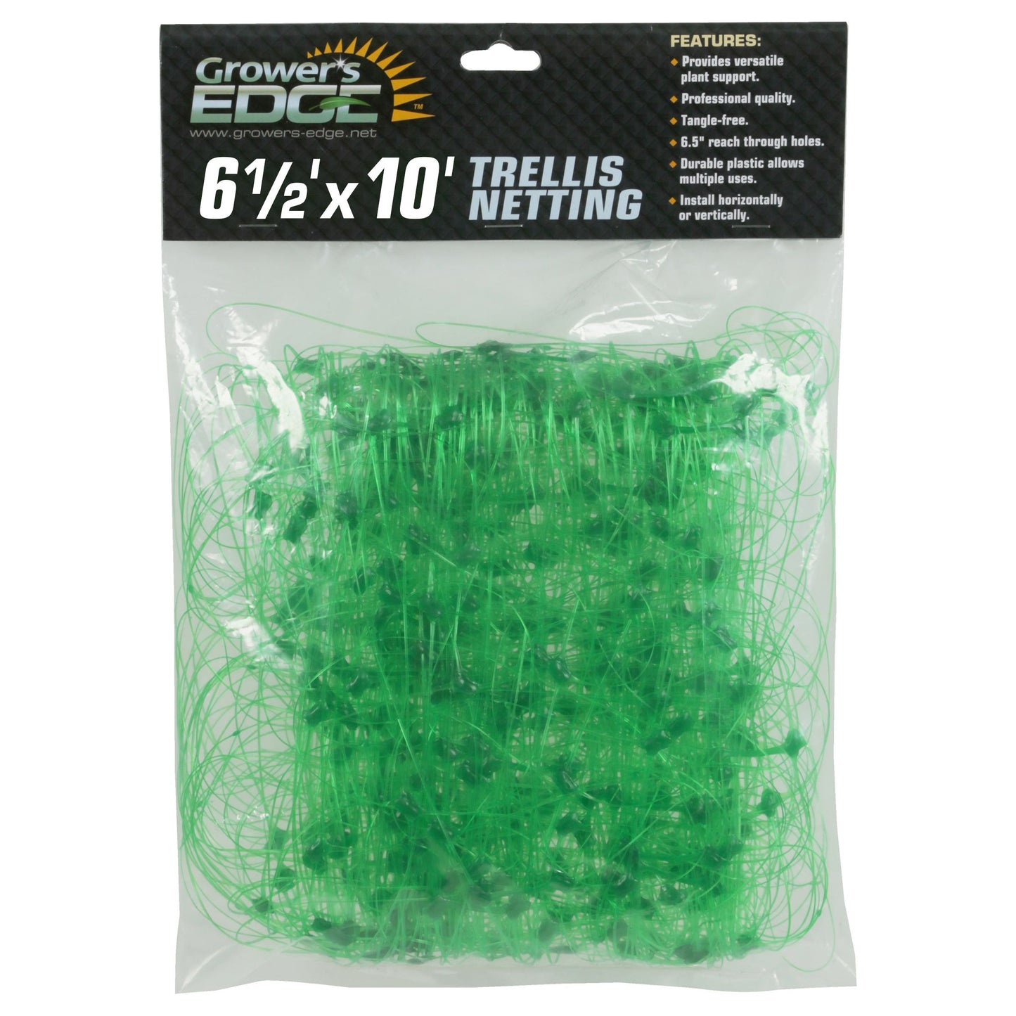 Grower's Edge Green Trellis Netting