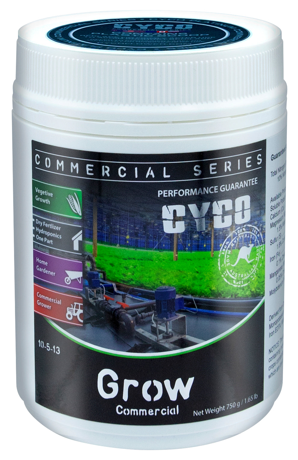 CYCO Commercial Series Grow 10 - 5 - 13