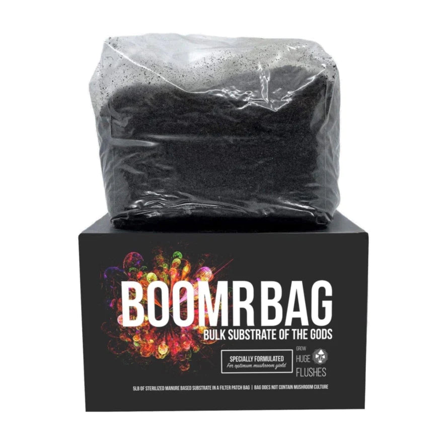 Boomr Bag Sterile Manure-Based Mushroom Bulk Substrate (5Lb)